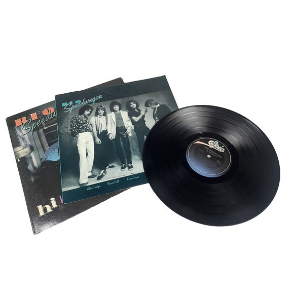 REO Speedwagon Vinyl Record Albums x2: Hi Infidelity, Live You Get What You Play - Picture 3 of 16